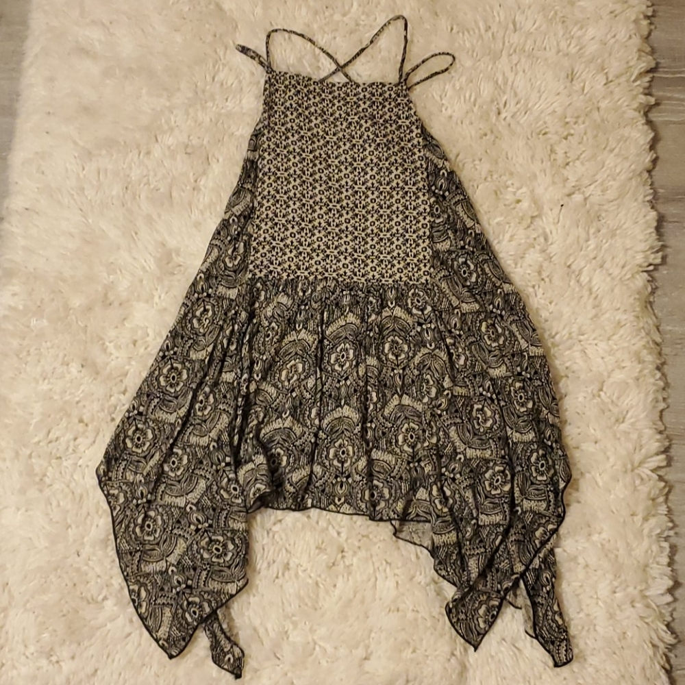 NWOT Abercrombie Scarf Hem Strappy Tank Top